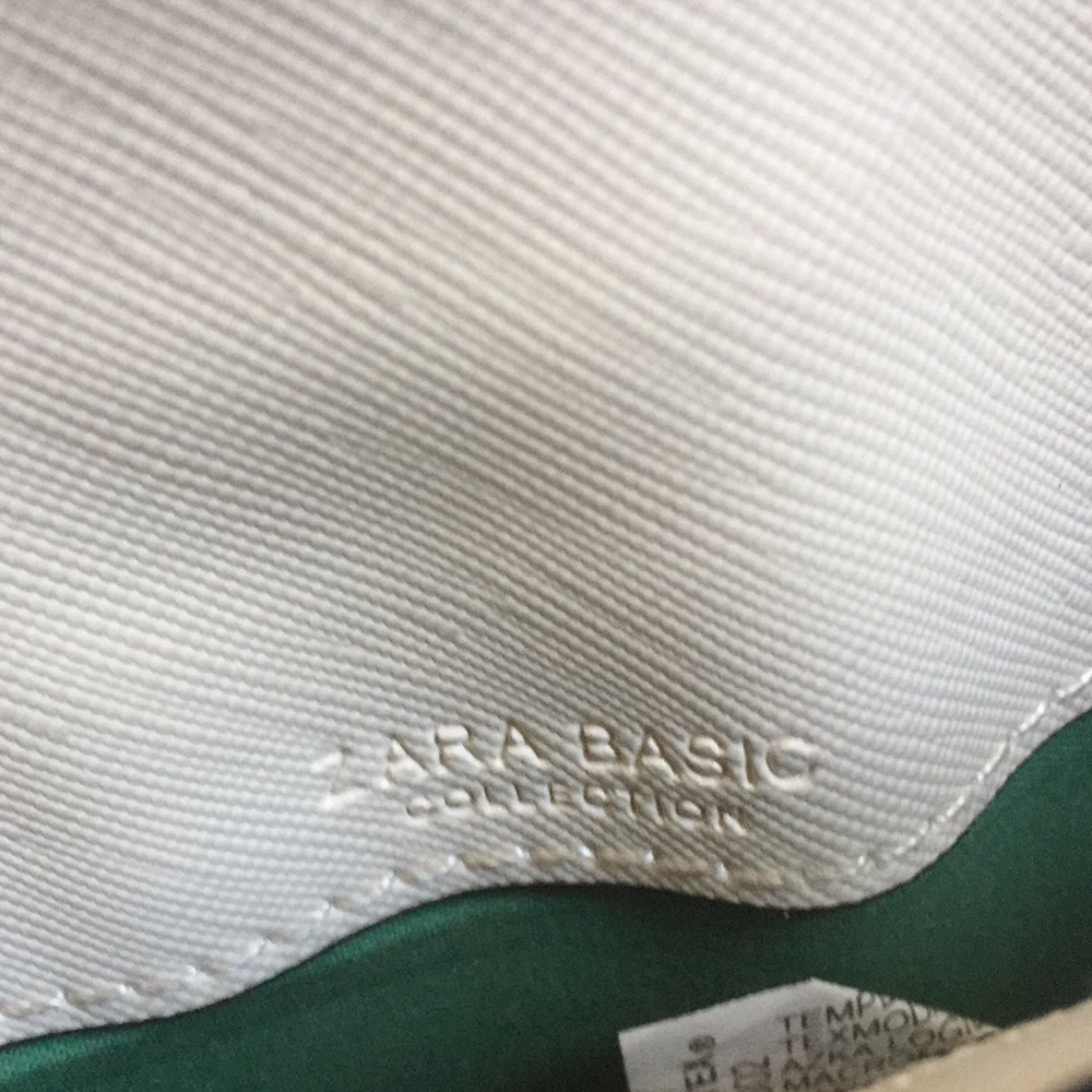 Zara Basic Collection White Shoulder Bag - image 3